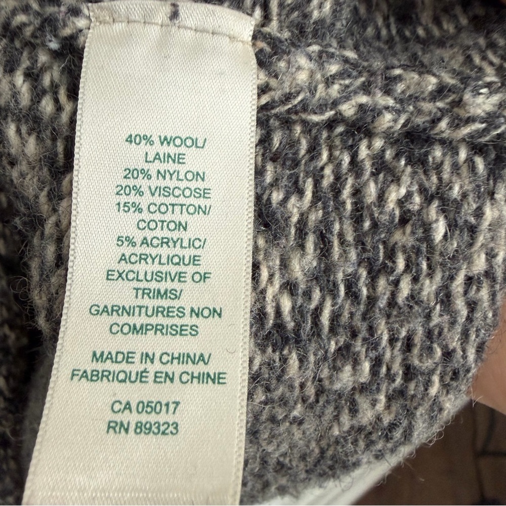 Roots Wool Blend Cabincore Knit Sweater - Medium - Picture 7 of 7